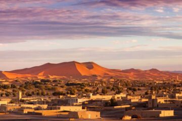 Merzouga Sunset in the Moroccan Desert