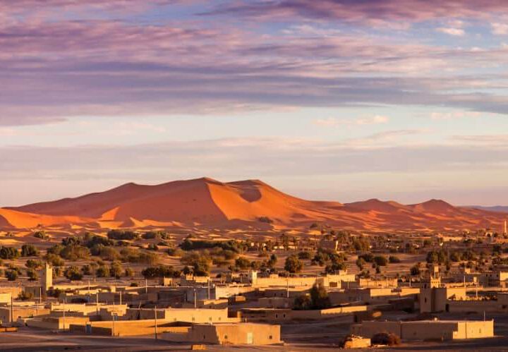 Merzouga Sunset in the Moroccan Desert