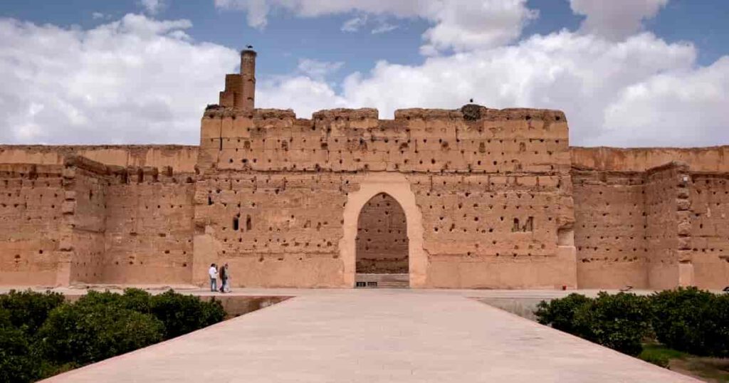 El Badi Palast Ruinen Marrakesch
