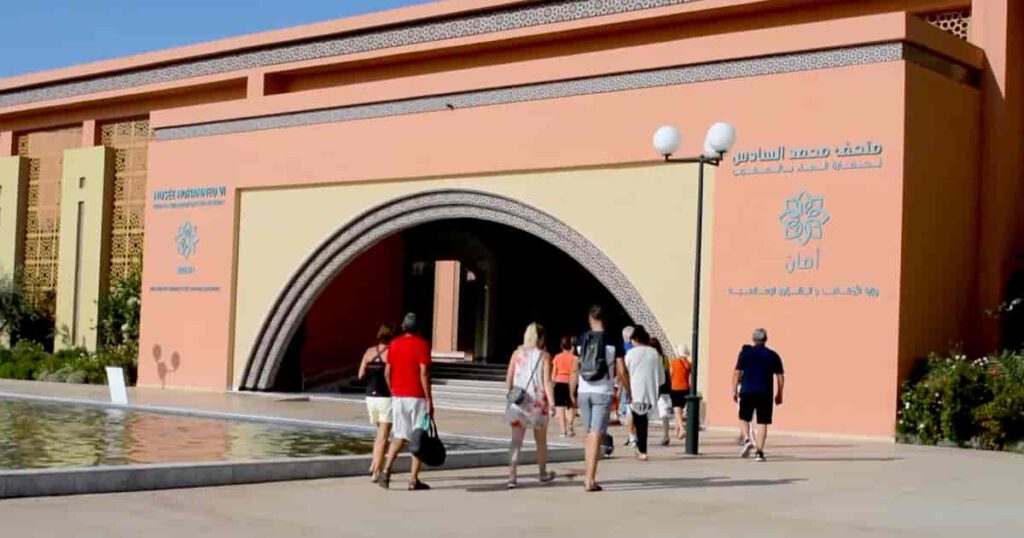 Wassermuseum Marrakesch Eingang Museum für Wasserzivilisation Marokko