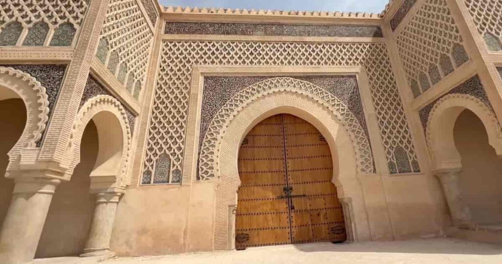 Bab Mansour gate Meknes Morocco historic imperial architecture