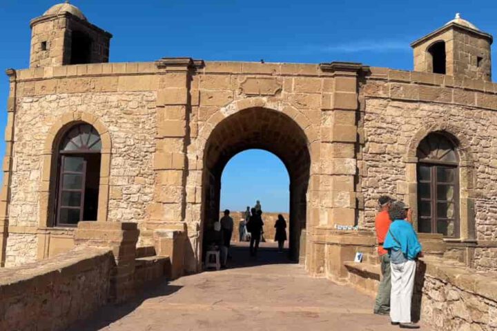 Skala Essaouira Festung Tor Atlantik Marokko
