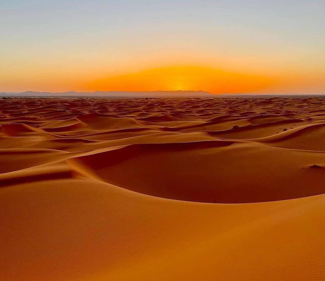 Luxury travel in Morocco, Merzouga sunset experience