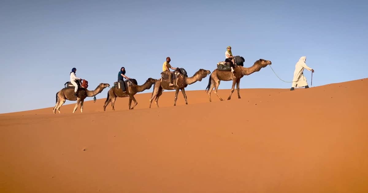 Merzouga Desert camel trek, Morocco - Best Morocco tours