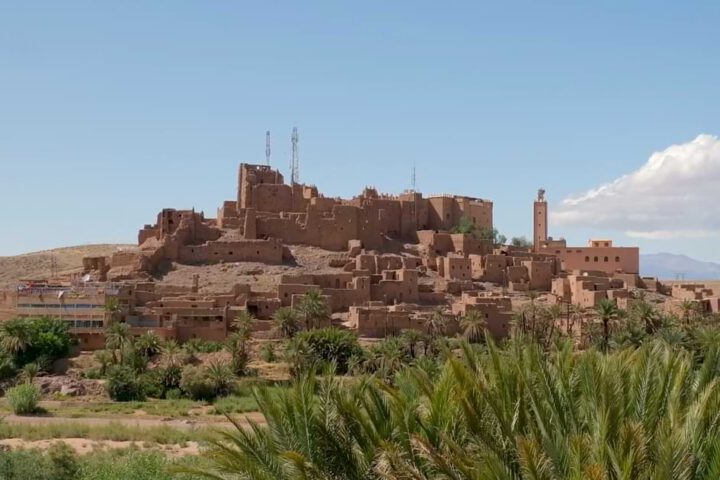 Kasbah Tifoultoute Ouarzazate Marokko Panorama Draatal