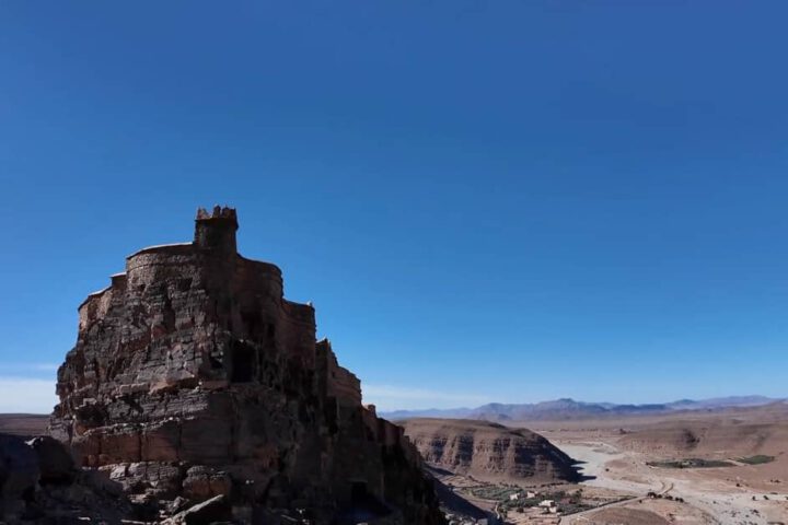 Ancient agadir in Amtoudi, showcasing Berber architecture.