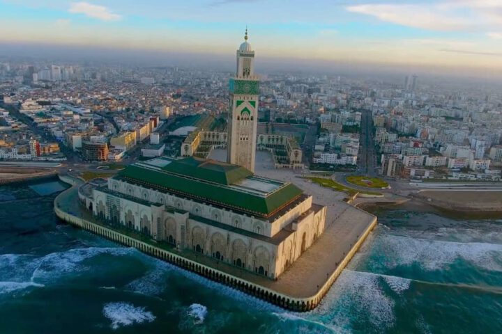 Experiencing the grandeur of the Hassan II Mosque on a Casablanca shore excursion.