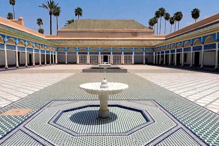 Bahia Palast in Marrakesch, eine der Hauptattraktionen auf einer Marokko-Rundreise ab Marrakesch.