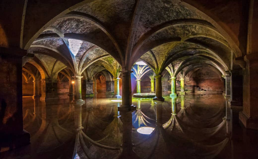 The historic Portuguese cistern in El Jadida.