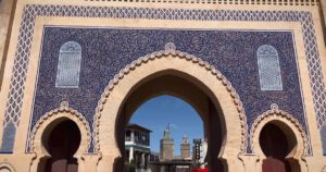 Bab Boujloud – The Iconic Gateway to Fez Ornate Bab Boujloud (Blue Gate) entrance to Fez el-Bali medina