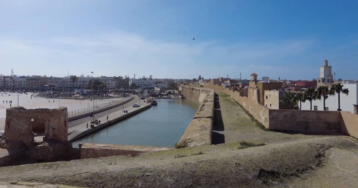 The historic Portuguese fortress of El Jadida overlooking the Atlantic Ocean, featured on a day excursion from Casablanca port