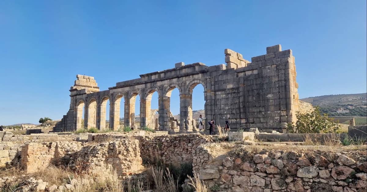 Interior of the ancient basilica in Volubilis, Morocco – Photographer’s Journey in Morocco