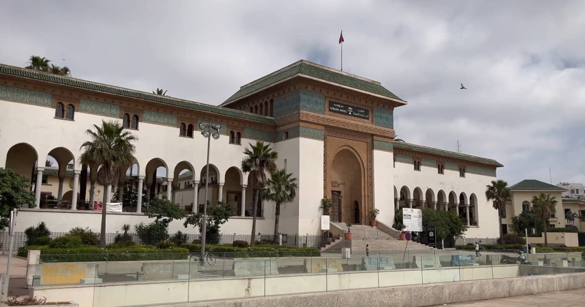 View of the Wilaya building in Casablanca during a half-day shore excursion tour