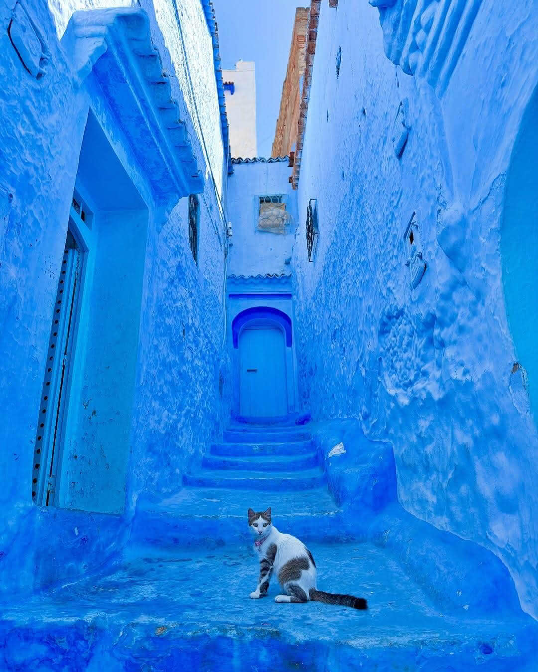 Chefchaouen blue city in northern Morocco