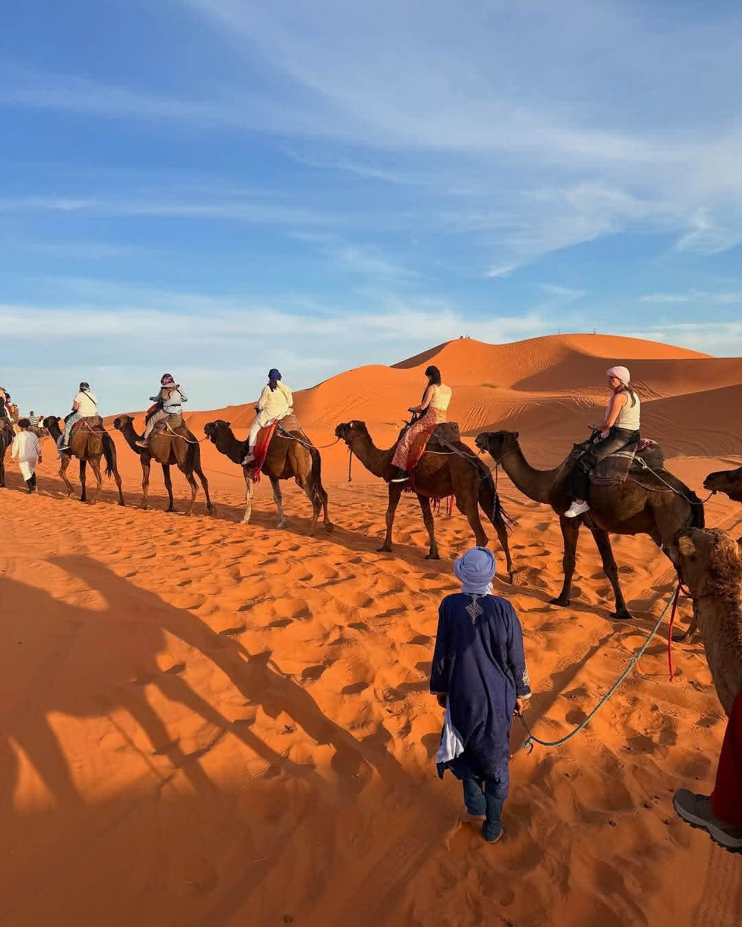 Camel ride in Sahara Desert Merzouga