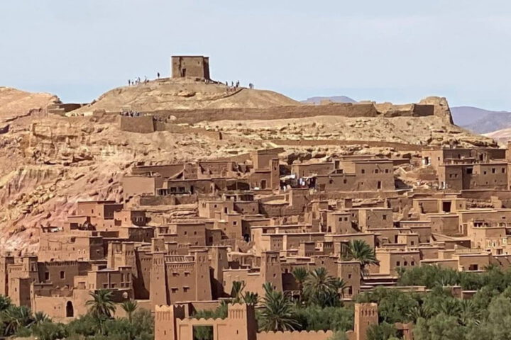 Traditional earthen architecture of Ait Ben Haddou village Morocco