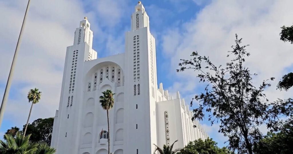 Herz-Jesu-Kathedrale Casablanca Herz-Jesu-Kathedrale in Casablanca mit beeindruckender Art-Déco-Architektur im Stadtzentrum